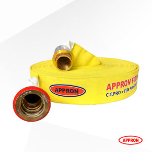 Fire Hose 2,5 A-Class Yellow Polyester Single Jacket Appron 1